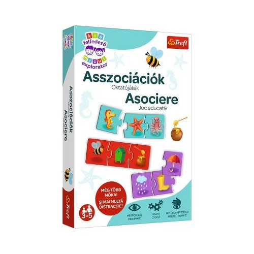 Joc educativ invata prin asocieri micul explorator