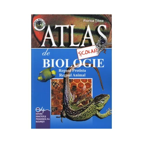 Atlas scolar de biologie-zoologic. Regnul protista si regnul animal - Florica Tibea
