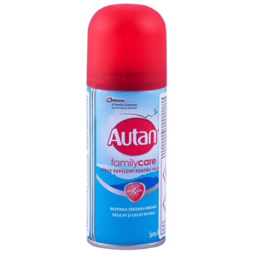 Autan Spray uscat pentru tantari Family Care, 100 ml. Produs impotriva tantarilor