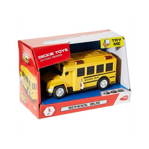 Autobuz scolar cu lumini si sunete, Dickie