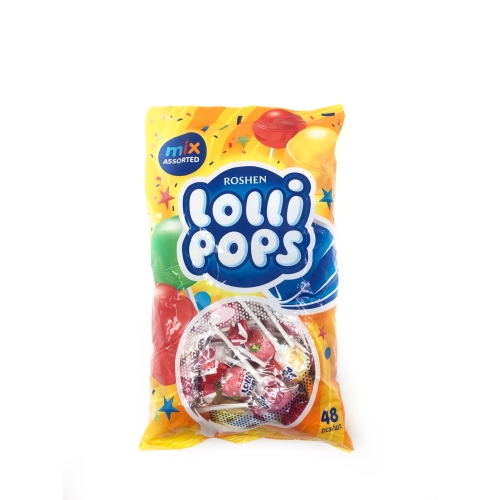 Acadele asortate, 48 buc, Roshen Lolli Pops	