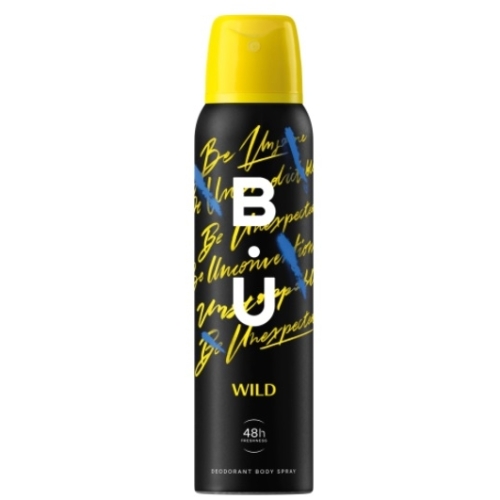 B.U. deodorant body spray Wild 150ml pentru barbati