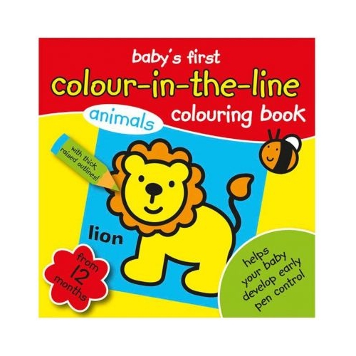 Baby's First Colour-in-the-line 2 - prima carte de colorat cu animale