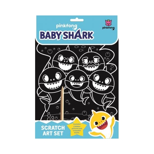 Baby Shark Scratch Art set - imagini razuibile