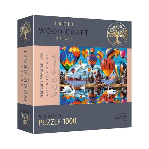 Puzzle din lemn baloanele colorate 1000 de piese