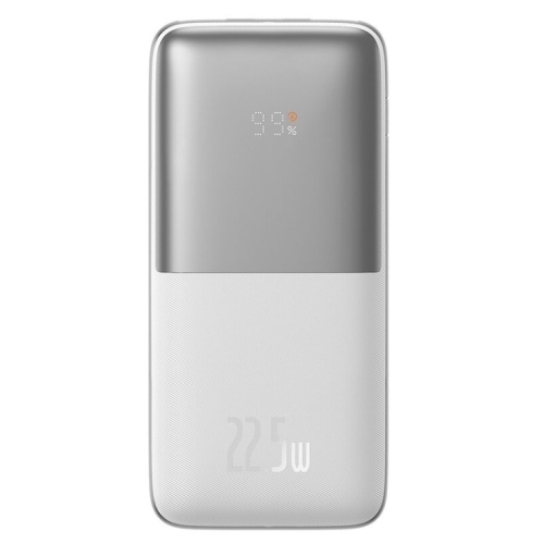 Baterie externa Baseus Bipow Pro 10.000 mAh, 2x USB-A, 1x USB-C, Incarcare rapida, cablu USB-A la USB-C inclus, 22.5 W Alb