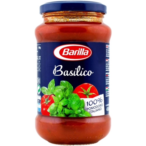 Sos de rosii cu busuioc Barilla Basilico, 400 gpe grupdzc.ro✅. Descopera gama copleta de produse la oferte speciale✅!