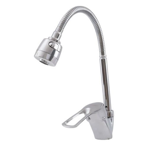 Baterie bucatarie cu pipa flexibila, 2 functii, seria WAVE FLOW WAVE-Z-777