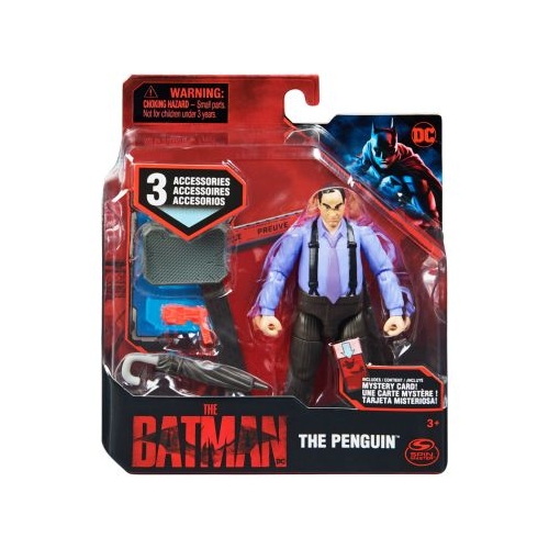 Figurina film Batman Pinguinul 10 cm, Spin Master