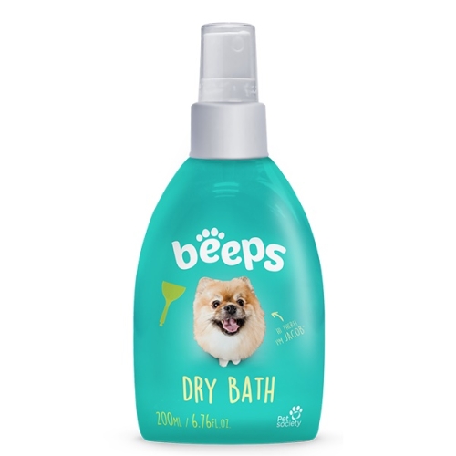 Spray pentru spalare uscata, caini si pisici, 200 ml, Beeps