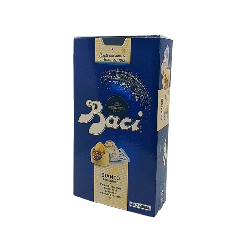 Perugina Baci Praline cu ciocolata alba si alune de padure, 200 g