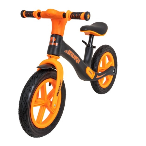 Bicicleta fara pedale pentru copii, roti de cauciuc si scaun reglabil, IRUIQI