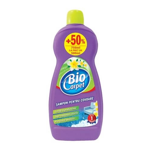 Biocarpet Sampon pentru covoare, 750 ml. Solutie de curatat covoare