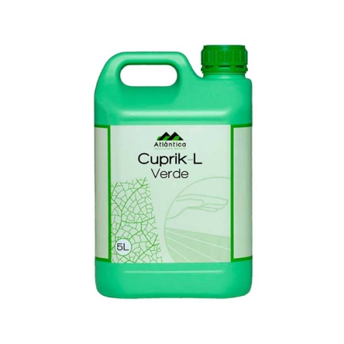 Ingrasamant bogat oxiclorură de Cupru 40% pentru fertilizare Atlantica, Cuprik L Verde 1 L 