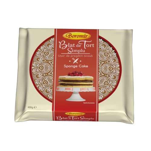 Blat de tort simplu, 400 g, Boromir