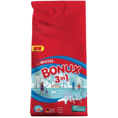 Detergent pudra automat Polar Ice, 4.5kg, Bonux