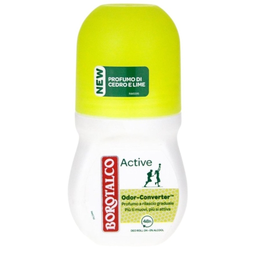 Deodorant roll-on active citrus & lime fresh, 50 ml, Borotalco. Produs pentru igiena personala
