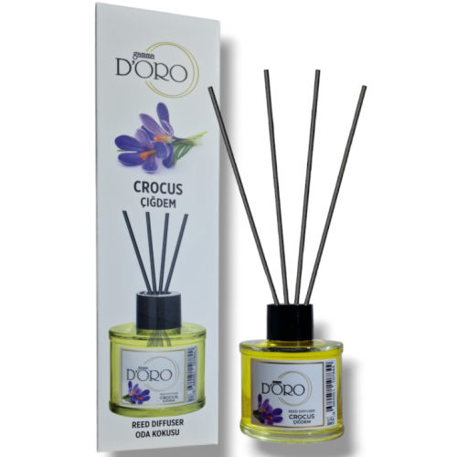 Odorizant camera cu betisoare aroma de Brandusa, 120 ml, gamma D'ORO