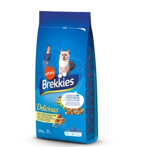 Hrana uscata pentru pisici, 20 kg, cu peste, Brekkies Excel Cat Delicious