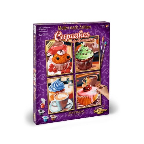 Kit pictura pe numere Quatro briose delicioase, Schipper