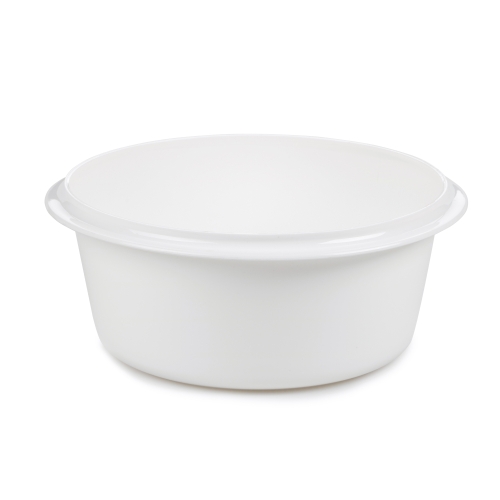 Castron rotund, capacitate 6.7 litr,i  culoare alb