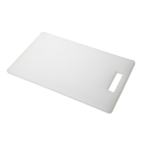 Tocator bucatarie cu maner, culoare alba, dimensiuni 220x350x8.5hmm