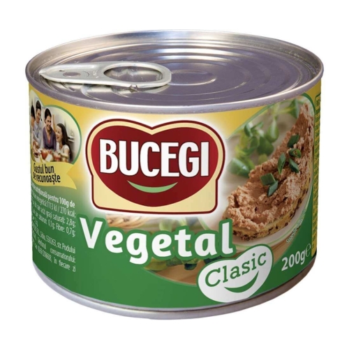 Bucegi Pate vegetal clasic, 200g	
