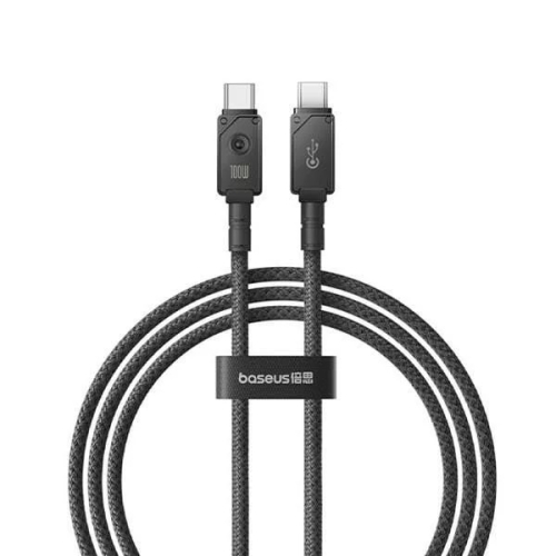 Cablu Baseus Unbreakable USB-C 100W 2m Negru