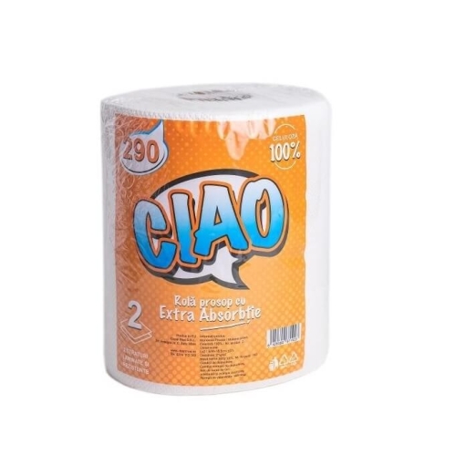 Ciao Prosop bucatarie hartie, 31 M. Rola din hartie pentru stergere suprafete in casa