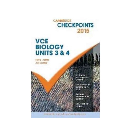 Cambridge Checkpoints VCE Biology Units 3 and 4 2015 and Quiz Me More - Harry Leather, Jan Leather