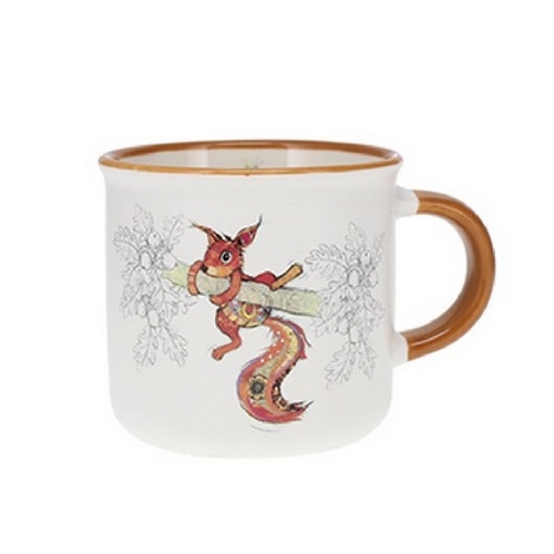 Cana Espresso Kook Veverita 125 ml Portelan Multicolor Kiub