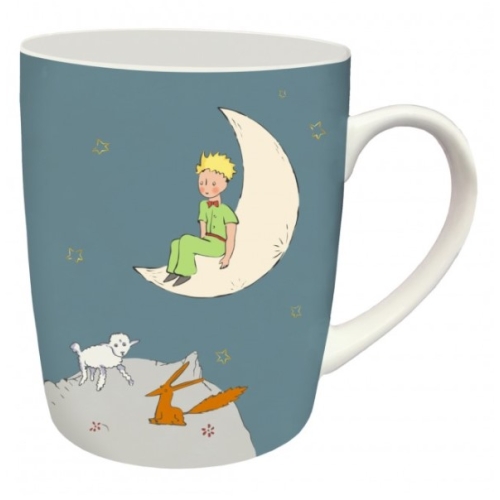 Cana Le Petit Prince Lune 340 ml Ceramica Albastru Kiub