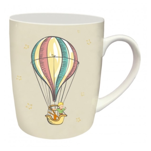 Cana Le Petit Prince Montgolfiere 340 ml Ceramica Crem Kiub