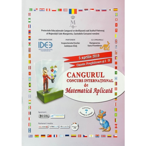 Matematica distractiva. Clasa pregatitoare si clasele I-IV, (2019). Proiectul International de Matematica Aplicata Cangurul, Ed. Sigma Educational, Auxiliare Clasa Pregatitoare, Matematica Clasele 1-4