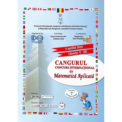 Matematica distractiva, clasele V-XII (2019). Proiectul International de Matematica Aplicata Cangurul, Ed. Sigma Educational, Auxiliare Matematica Clasele 5-8 si 9-12