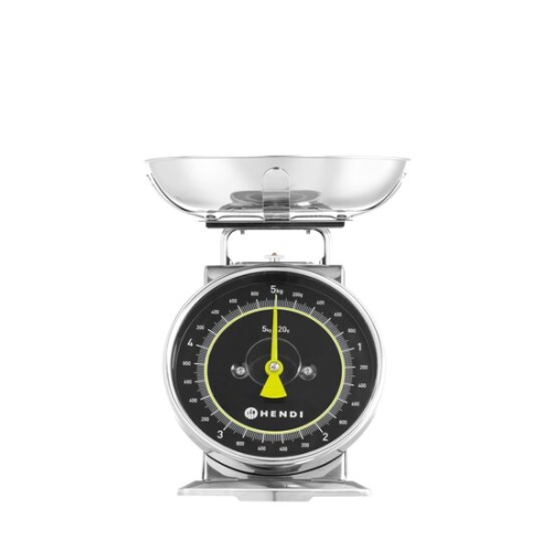 Cantar mecanic cu bol, HENDI, capacitate 5Kg, 207x231x(H)254mm