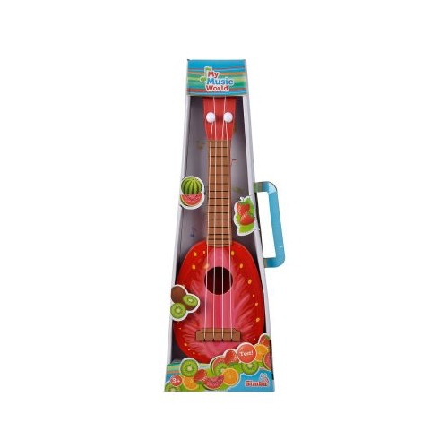 Instrument muzical Ukulele cu design de capsuna