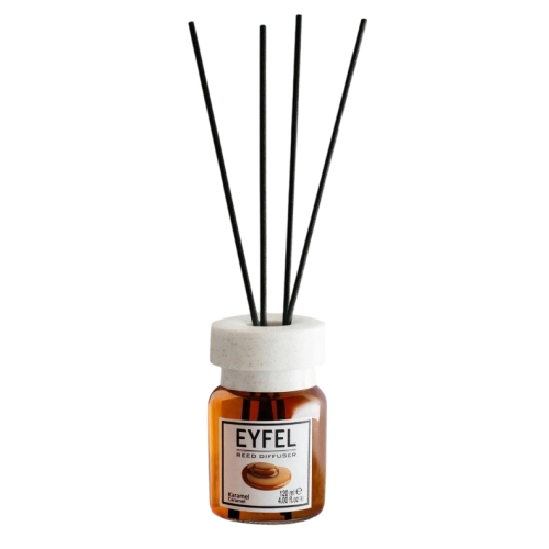 Odorizant camera cu betisoare aroma de CARAMEL 120 ml, Eyfel Odorizant camera Eyfel grupdzc