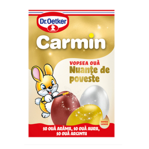 Vopsea oua, 3 culori, Dr. Oetker Carmin Nuante de poveste	