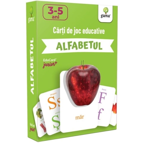 Alfabetul. EduCard Junior plus. Carti de joc educative