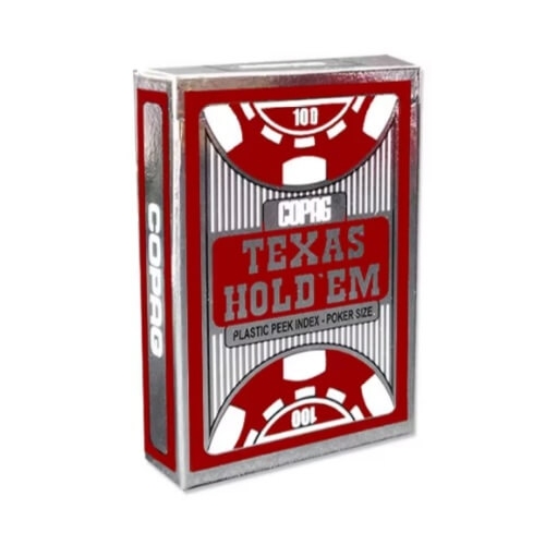 Carti de joc poker spate rosu peek index Texas Holdem