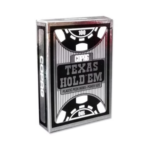 Carti de joc poker spate negru peek index Texas Holdem