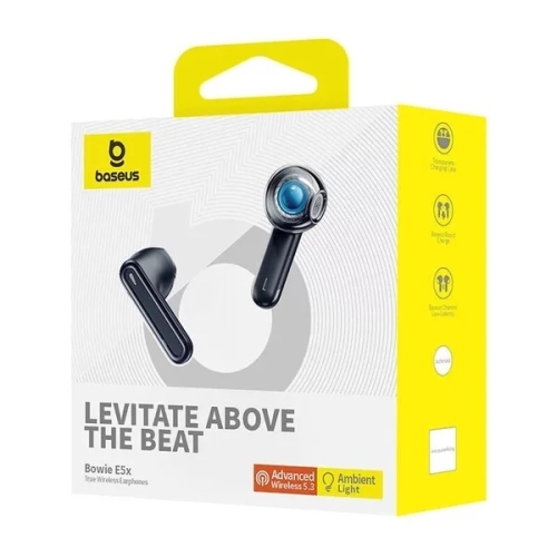 Casti wireless Baseus Bowie E5x, Bluetooth 5.3, Microfon Negru