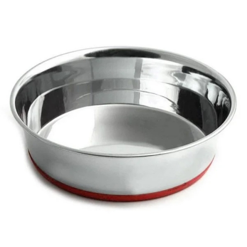 Castron Inox Baza Rosie 0,9 l 17 cm 4DOG