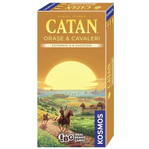 Joc de societate Catan, Orase si Cavaleri extensie 5/6 jucatori - Kosmos 2025