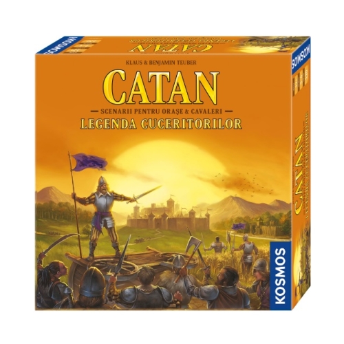Joc de societate Catan, Legenda Cuceritorilor 3/4 jucatori - Kosmos
