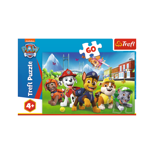 Puzzle Patrula catelusilor - cateii in iarba 60 piese