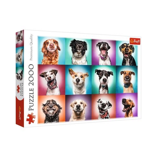 Puzzle catelusii amuzanti 2000 piese