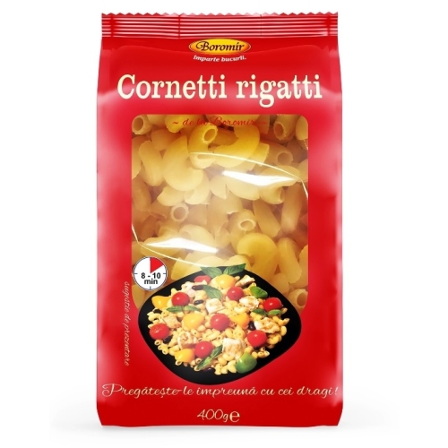 Paste Cornetti Rigatti 400g, Boromir