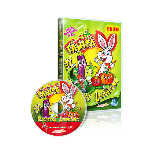 CD 10 Fanica si secretul Legumelor Colectia EduTeca Jocuri Educationale 3-7 ani
